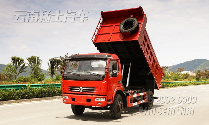 5吨自卸车,东风轻卡自卸,出口专供卡车,东风单排4*2,轻型自卸货车