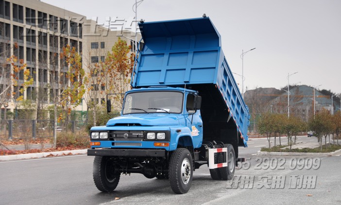 4吨自卸车,双油缸自卸,边4底5田字格自卸,4x4自卸车