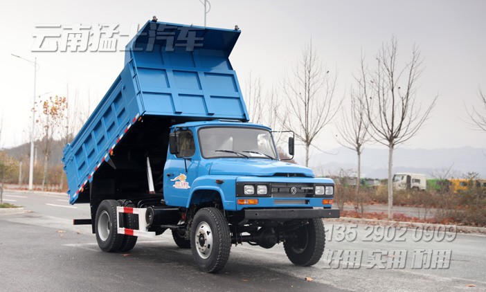 4吨自卸车,双油缸自卸,边4底5田字格自卸,4x4自卸车