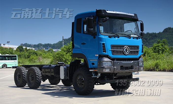 东风四驱六驱,25吨越野车,六驱专用车底盘,森林山路卡车改装