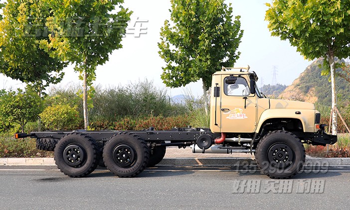 最新EQ2100,尖头卡车底盘,全地形卡车,卡车底盘直销,6*6东风尖头