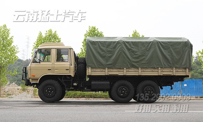EQ2102N,东风双排卡车,东风153高配,3.5吨柴油运输车,全驱越野卡车,平头双排越野车