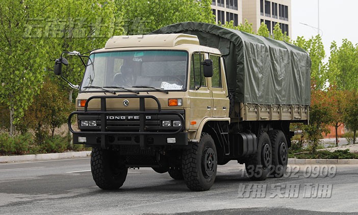 EQ2102N,东风双排卡车,东风153高配,3.5吨柴油运输车,全驱越野卡车,平头双排越野车