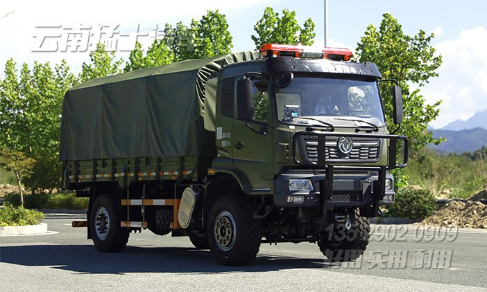 四驱越野保障车,升降尾板运输车,液压尾板车,东风运兵车