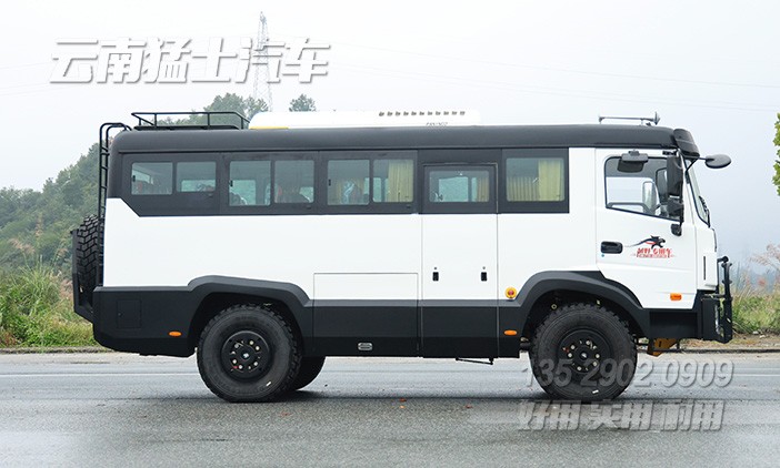 四驱客车,越野客车,23座客车,村村通,矿区通勤车,高底盘客车,观光车