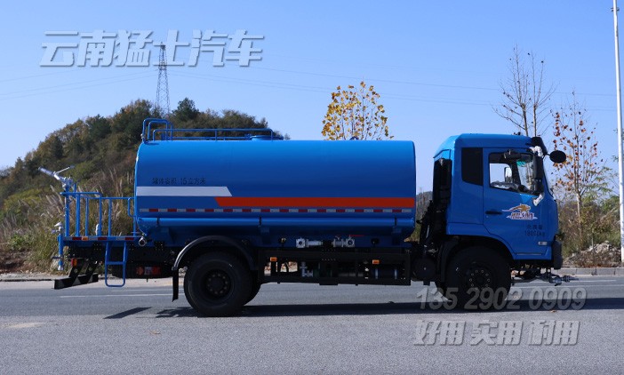 绿化喷洒车,15方洒水车,路面清洗车,高压水枪,抑尘除油,消防水车,自吸水,绿化浇灌车,市政环卫车