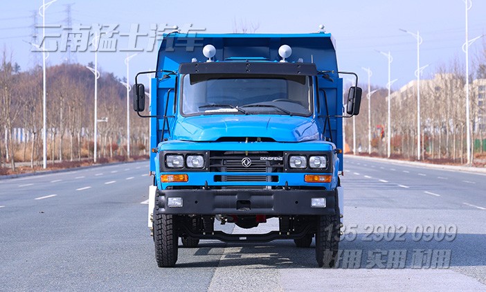 东风尖头自卸,小排量翻斗车