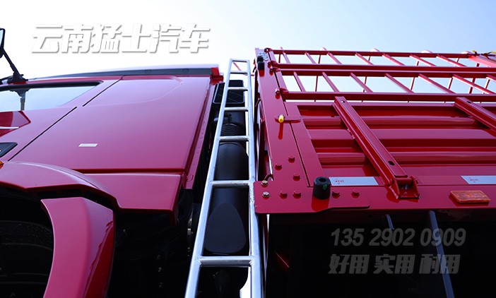 仓栅式运输车,四桥仓栅车,仓栏高栏货车,前四后八仓栏车,仓栏车出口,9.6米花栏车